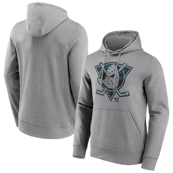 Men's Anaheim Ducks Gray Summer Beach 2 Hoodie